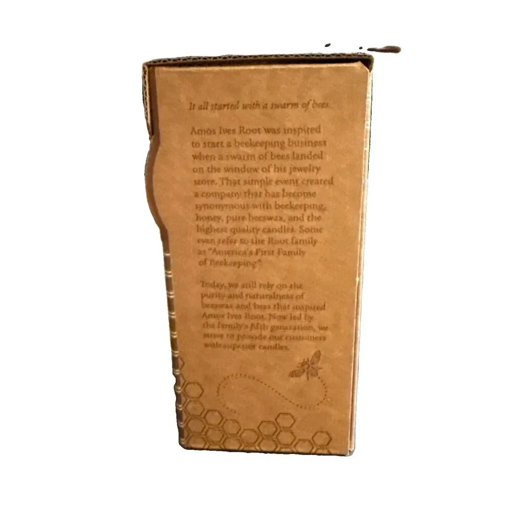 Root Timberline Pillar Candle Beeswax Williamsburg Blue 3”x6” 100+ Hours USA